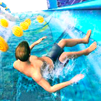 play Water Slide 3D