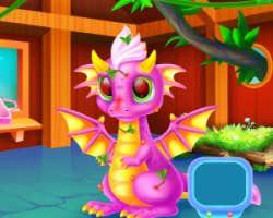 play Cute Dragon Caring And Dressup