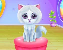 play Cute Kitty Caring And Dressup
