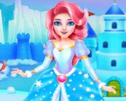 play Princess Ice Castle Cleaning And Decoration