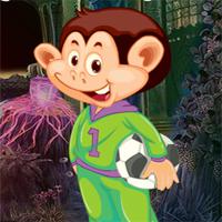 play Games4King Soccer Monkey Escape
