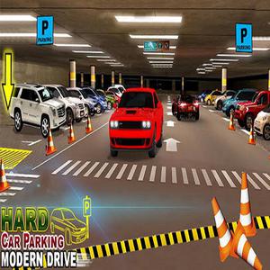 play Hard Car Parking Modern Drive Game 3D