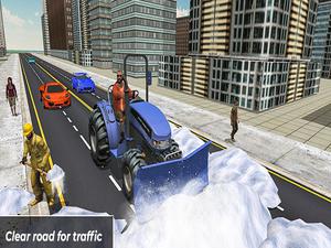 play Grand Snow Clean Road Driving Simulator 19