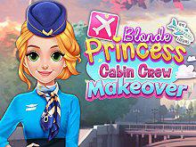 Blonde Princess Cabin Crew Makeover