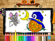 play Halloween Coloring Book