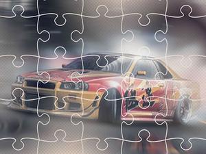 play Japanese Racing Cars Jigsaw