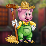 Pg Domestic Farm Pig Escape