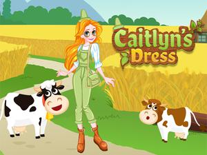 play Caitlyn Dress Up Farm
