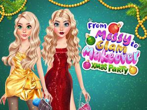 play From Messy To #Glam: Xmas Party Makeover
