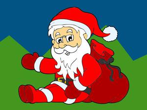 play Santa Claus Coloring Book