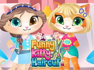 play Funny Kitty Haircut