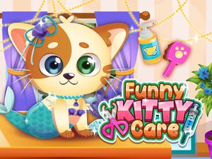 play Funny Kitty Care