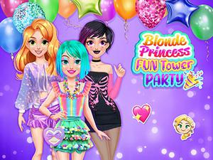 play Blonde Princess Fun Tower Party