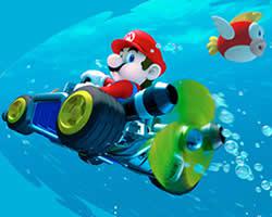 Mario Driving Underwater