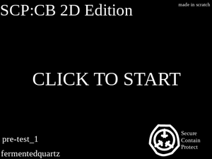 Scp:Cb 2D Edition
