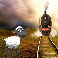 play Big-Rail Track Lamb Escape Html5