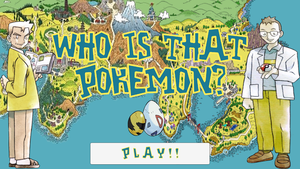 play Who'S That Pokemon Gen 1/2 Quiz Game