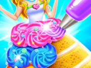 play Rainbow Princess Cake Maker