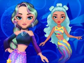 play Diamond Mermaids - Free Game At Playpink.Com
