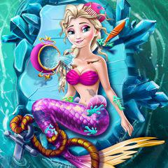 play Elsa Mermaid Heal & Spa