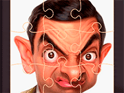 play Mr Bean Puzzles Time