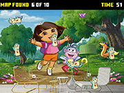 play Dora The Explorer: Find Hidden Map