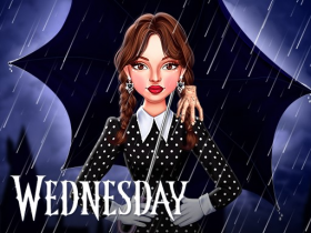 Celebrity Wednesday Addams Style - Free Game At Playpink.Com