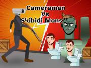 play Cameraman Vs Skibidi Monster : Fun Battle