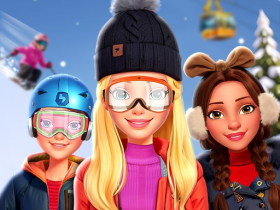 Ellie And Friends Ski Fashion - Free Game At Playpink.Com