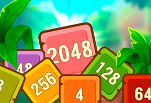 play Tropical Cubes 2048