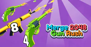 play Merge 2048 Gun Rush