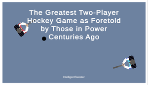 play The Greatest Two-Player Hockey Game As Foretold