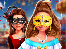 Celebrity In Venice Carnival - Free Game At Playpink.Com