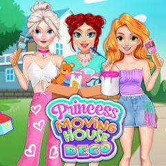 Princesses Moving House Deco game