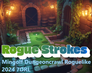 play Rogue Strokes: Minigolf Dungeons (7Drl 2024)