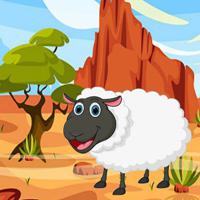 play Hog-Sheep Escape From Desert