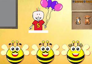 play Find Cute Honeybee Dressed Kid