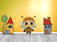 8B Find Cute Honeybee Dressed Kid