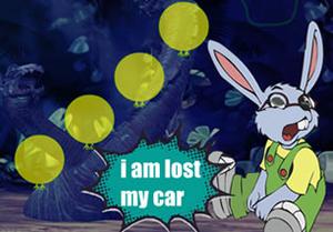 Lost The Bunny Car