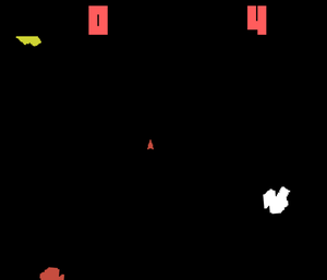 Cópia Asteroids Atari 2600