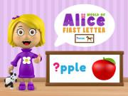 World Of Alice First Letter game
