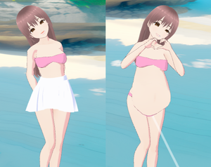 Inflate Your Cute Beach Girlfriend game